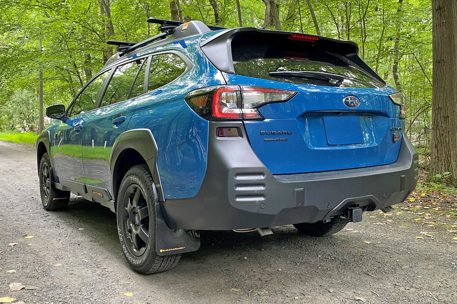 CALUX キャラクス　URA URAKE  プルオーバー　スミクロ Rally Armor UR Mudflaps Black Urethane Grey Logo 2024 — Subimods.com