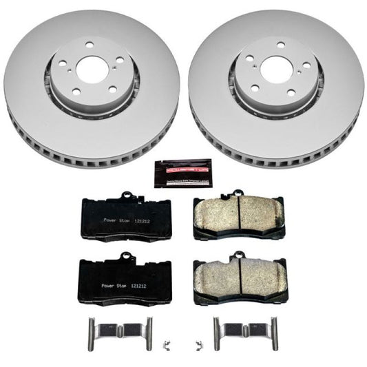 Power Stop Front Z17 Evolution Geomet Coated Brake Kit Lexus IS200t 2016-2017 / IS300 2018 / IS350 2016-2020 | CRK7687