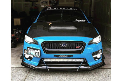 AeroFlowDynamics 15-21 Subaru WRX/STI Front Splitter V2