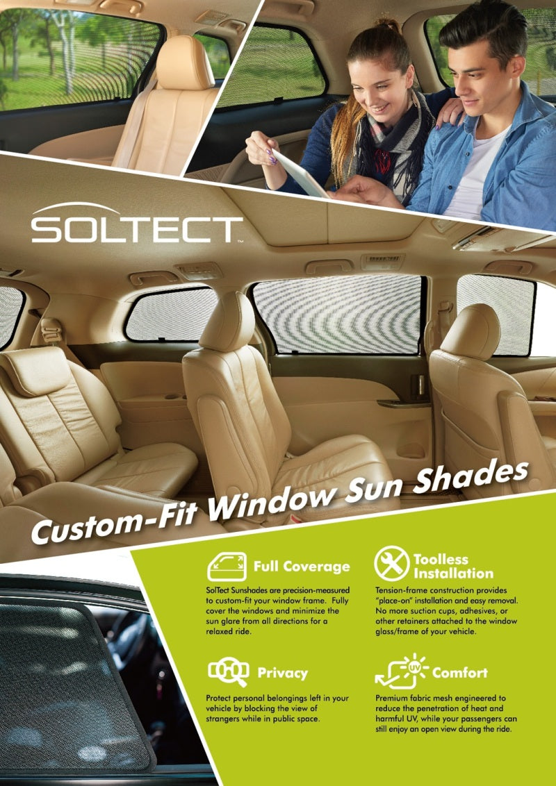 3D MAXpider 10-14 Legacy Black Sun Shades - Side Windows | S1SB0041