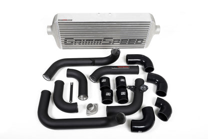 GrimmSpeed Front Mount Intercooler Kit Raw Core / Black Pipe Subaru WRX 2008-2014 | 090230