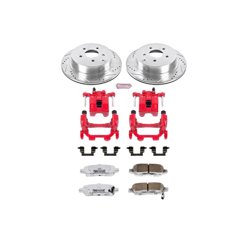 Power Stop Rear Z26 Street Brake Kit w/ Calipers Infiniti M37 2011-2013 /  M35h 2012-2013 / Q50 2014-2017 / Q60 2017 / Nissan Murano 2009-21 / Pathfinder 2013-2019 / Quest 2011-2017 | KC2427A-26