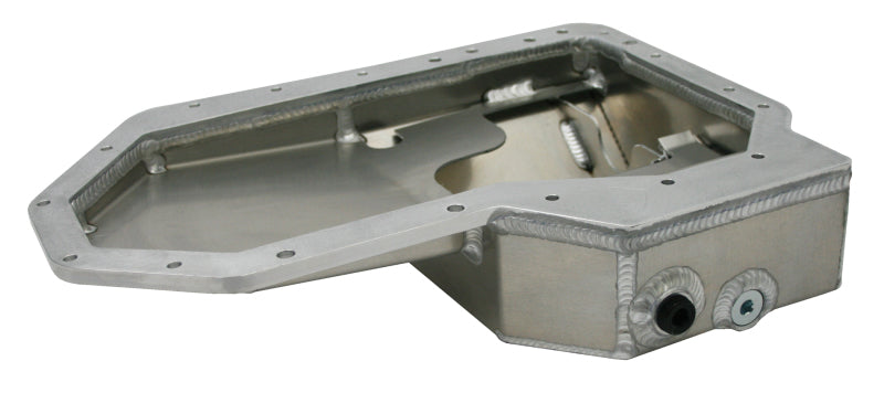 Moroso Road Race Baffled Extra Capacity Aluminum Oil Pan w/Factory AC Mitsubishi Evo 10 2008-Up | 20969