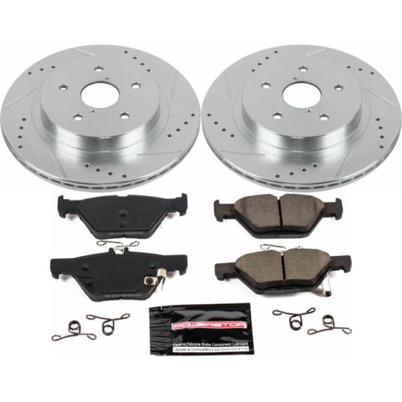 Power Stop 15-18 Subaru Legacy Rear Z23 Evolution Sport Brake Kit | K7039