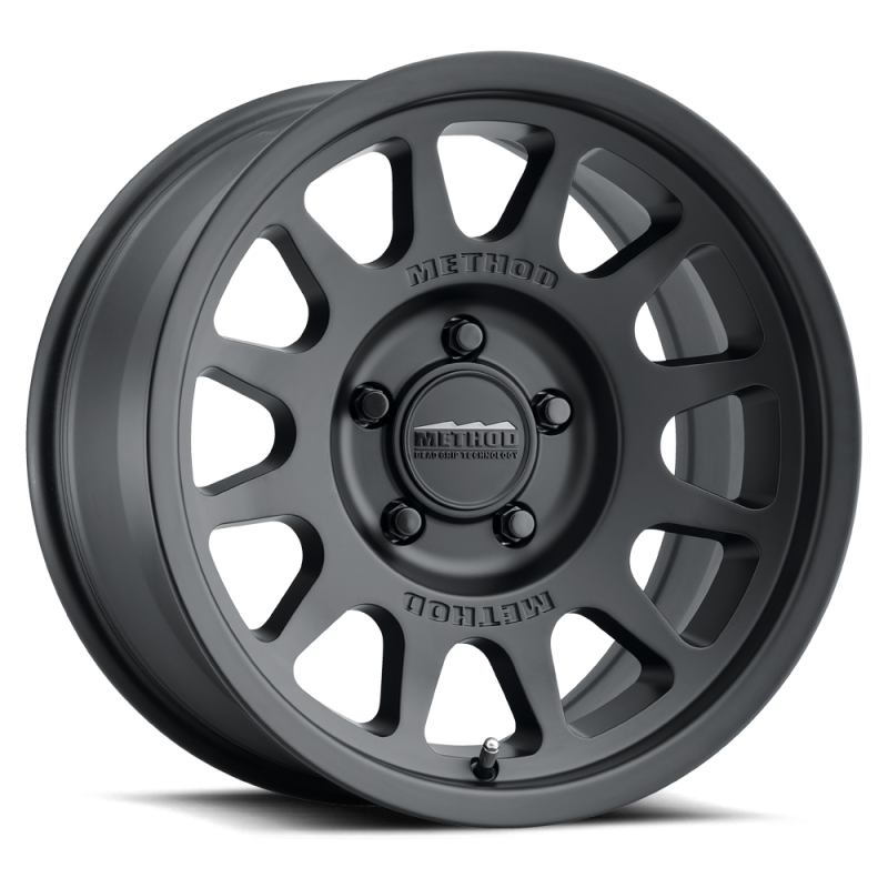 Method MR703 17x8.5 +35mm Offset 5x150 110.5mm CB Matte Black Wheel | MR70378558535