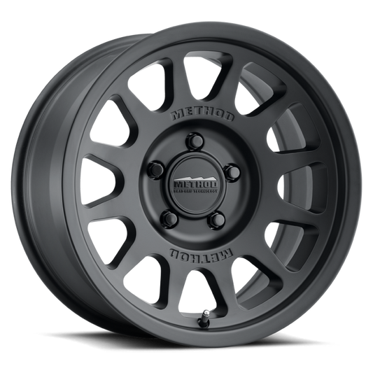 Method MR703 17x8.5 +35mm Offset 5x150 110.5mm CB Matte Black Wheel | MR70378558535