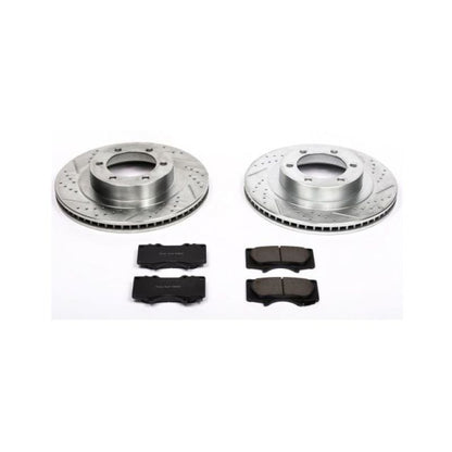 Power Stop Front Z23 Evolution Sport Brake Kit Lexus GX470 2003-2009 / Toyota 4Runner 2003-2009 | K2421