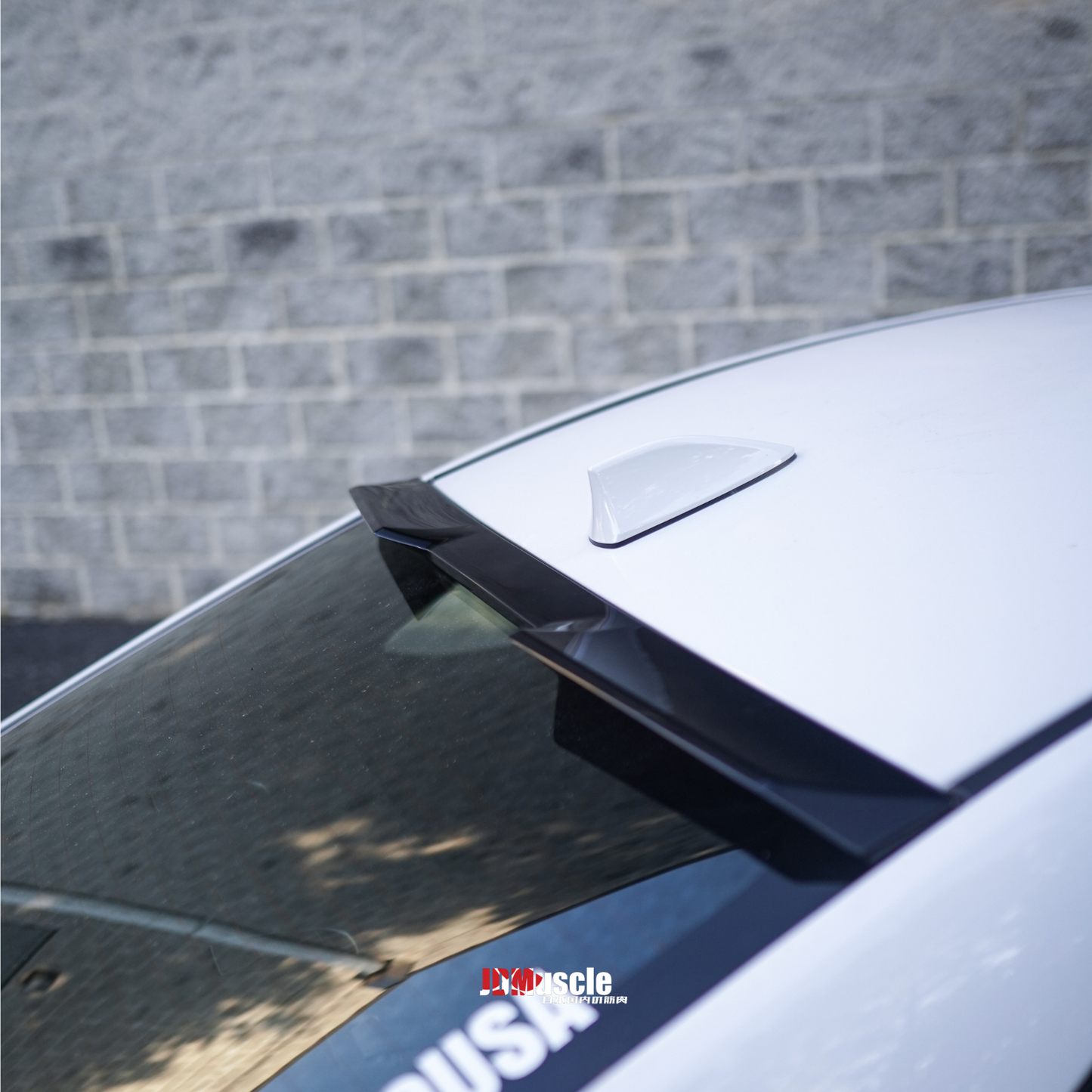 JDMuscle 22-24 WRX Roof Spoiler V1 - Paint Matched / Gloss Black / ABS