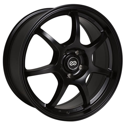 Enkei GT7 18x8 40mm Offset 5x114.3 Bolt Pattern 72.6 Bore Dia Matte Black Wheel