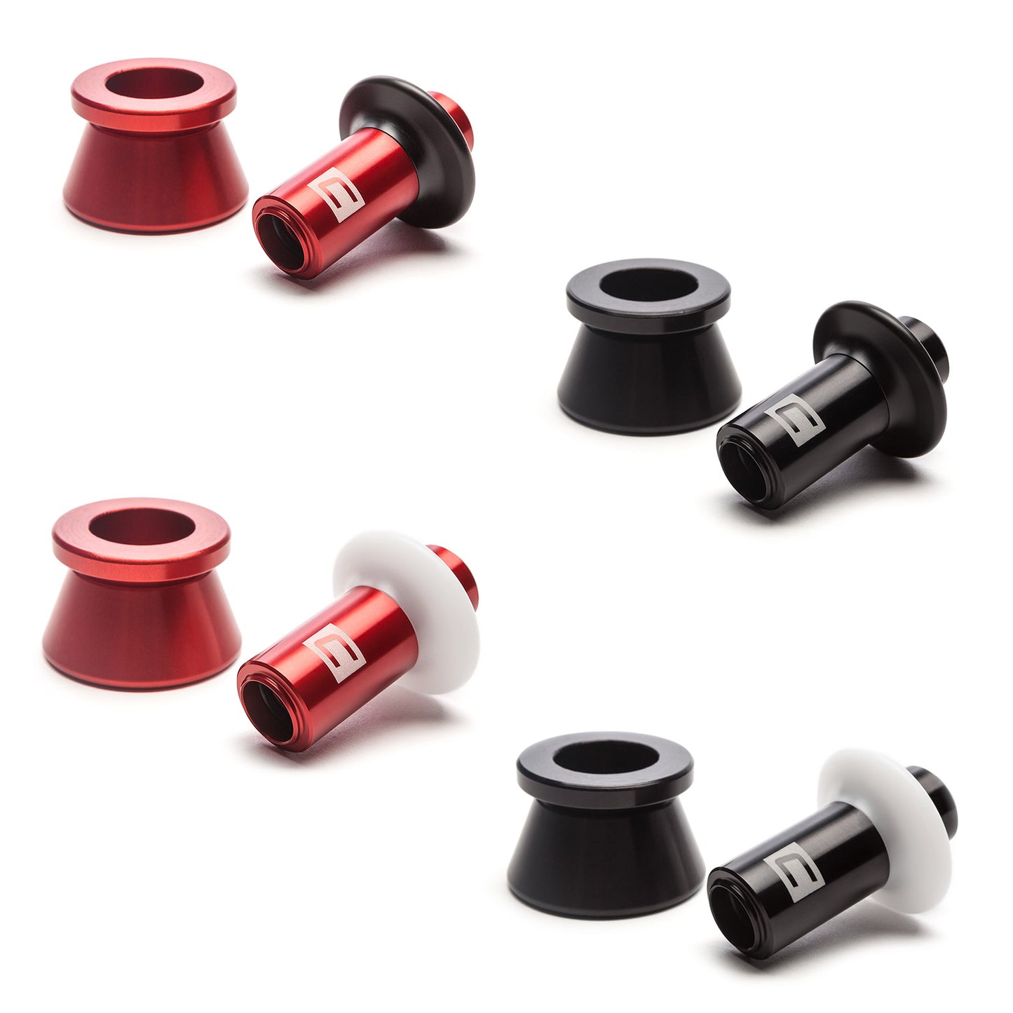 Cobb STI 6MT Stage 2+ Drivetrain Package w/Weighted Black Knob + White/Race Red Lockout | 215X02P-WK-BK-RDWT
