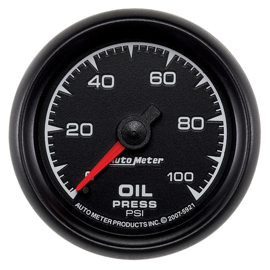 Autometer ES 52mm 0-100 PSI Mechanical Oil Pressure Gauge Universal | 5921