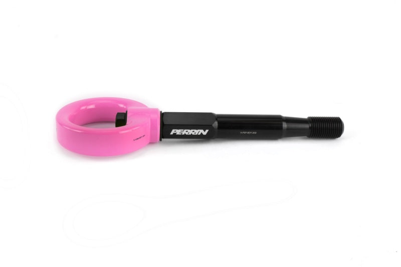 Perrin 15-17 WRX/STI Front Tow Hook Hyper Pink | PSP-BDY-232HP