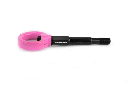 Perrin 15-17 WRX/STI Front Tow Hook Hyper Pink | PSP-BDY-232HP