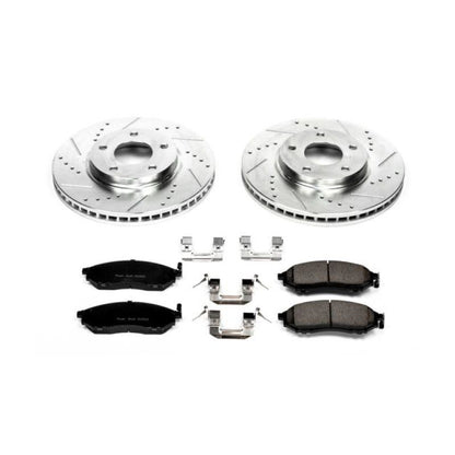 Power Stop Front Z23 Evolution Sport Brake Kit Infiniti Q45 2002-2006 / M45 2003-2004 | K152