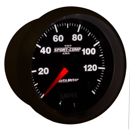 Autometer Sport-Comp II 3-3/8in 0-140MPH In-Dash Electronic GPS Programmable Speedometer Universal | 3680