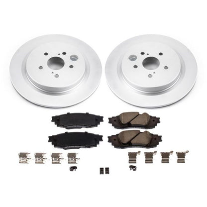 Power Stop Rear Z17 Evolution Geomet Coated Brake Kit Lexus RX350 2016-21 / RX350L 2018-21 / RX450h  2016-21 / RX450hL 2018-21 | CRK7740