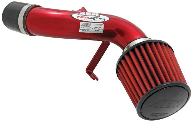 AEM Short Ram Intake System Red Toyota Corolla 2003-2004 / Matrix XR 2003-2004 | 22-469R