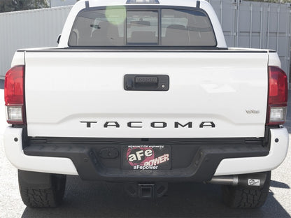 aFe MACH Force-Xp 2-1/2in 304 SS Cat-Back Exhaust w/Black Tips Toyota Tacoma L4-2.7L / V6-3.5L 2016+ | 49-46042-B