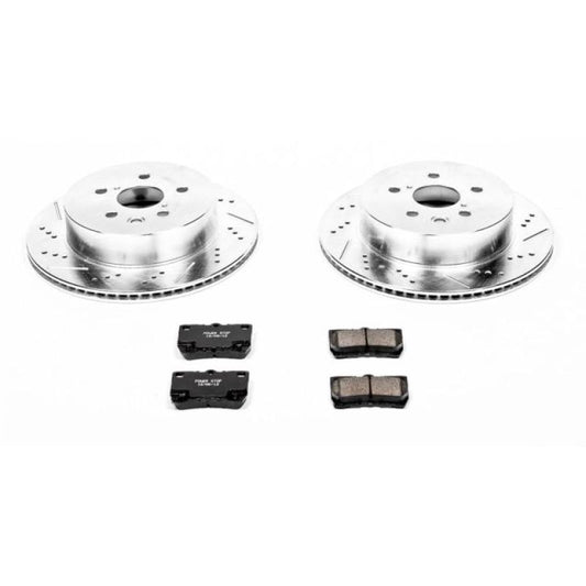 Power Stop Rear Z23 Evolution Sport Brake Kit Lexus GS300 2006 / GS350 2007-2011 / GS430 2006-2007 / GS450h 2007-2011 / GS460 2008-2011 / IS250 2010-2013 / IS350 2006-2013 | K2977