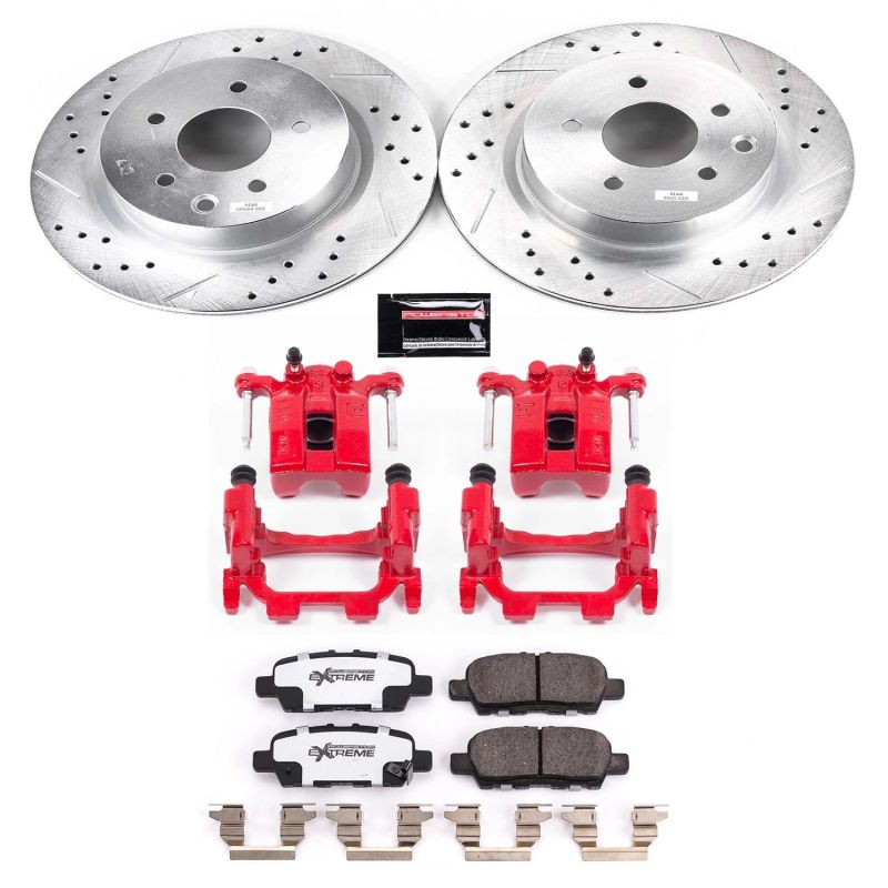 Power Stop Rear Z26 Street Brake Kit w/ Calipers Nissan 370Z 2018-2019 | KC8062-26