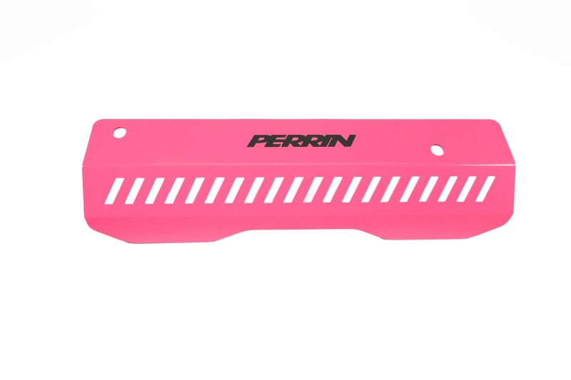 Perrin 22-24 WRX Pulley Cover (Short Version - Works w/AOS System) - Hyper Pink | PSP-ENG-154HP