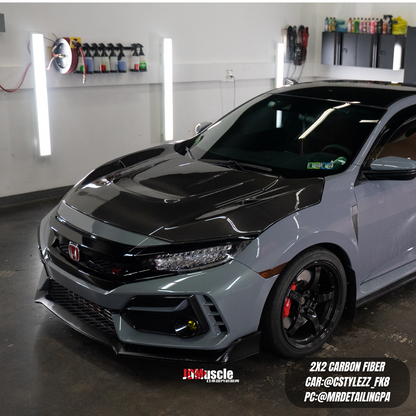 JDMuscle Tanso Carbon Fiber Hood VS Style 2017+ Honda Civic Type R FK8 *Special Order No Cancelations