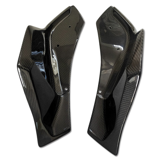 JDMuscle Tanso Carbon Fiber AM Style Rear Spats for 2020+ Toyota Supra