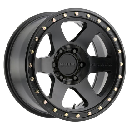 Method MR310 Con6 17x8.5 0mm Offset 6x120 67mm CB Matte Black Wheel