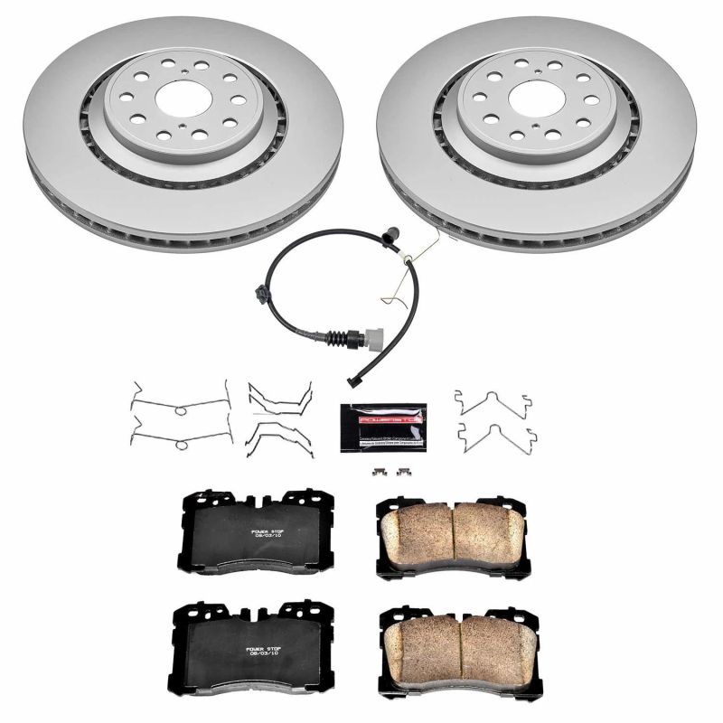 Power Stop Front Z17 Evolution Geomet Coated Brake Kit Lexus LS500 2018-2020 / LS500h 2018-2020 | CRK8320