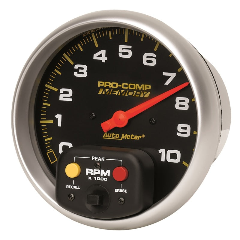 Autometer Pro-Comp 5 inch 10K RPM with Peak Memory In-Dash Tachometer Universal | 6801