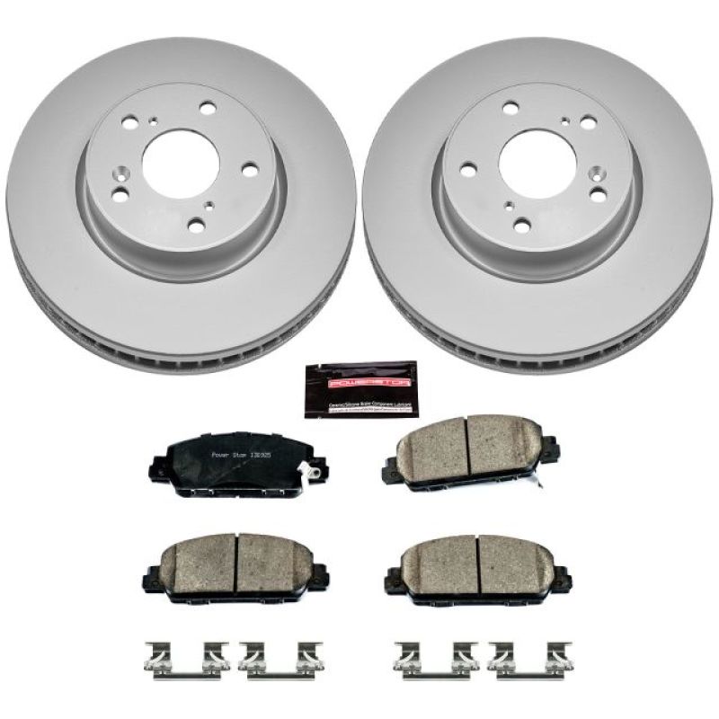 Power StopFront Z17 Evolution Geomet Coated Brake Kit Honda Accord 2013-21 | CRK6515