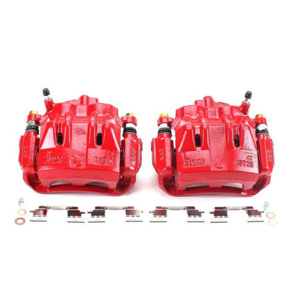 Power Stop Front Red Calipers w/ Brackets Pair Lexus ES300 2002-2006 | S2830