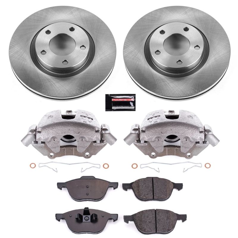 Power Stop Front Autospecialty Brake Kit w/ Calipers Mazda 3 2005-2007 / Mazda 5 2006-2007 | KCOE125