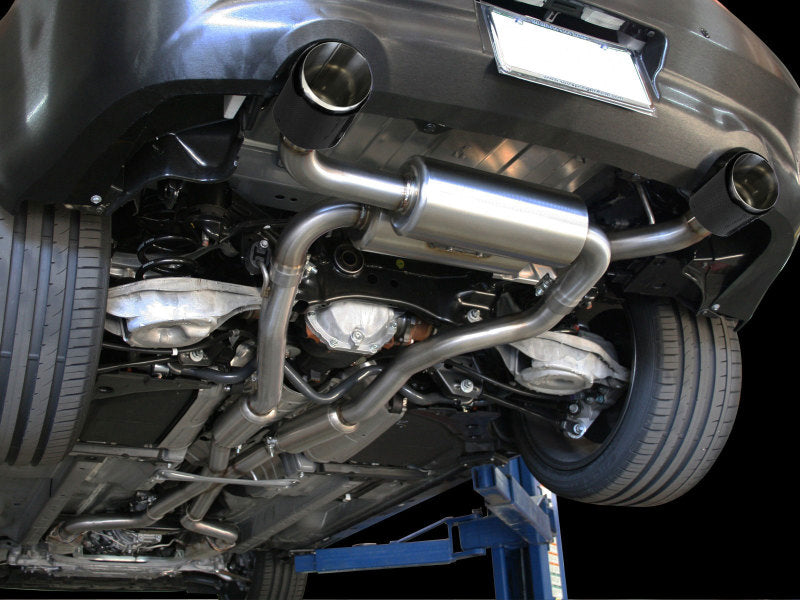 aFe Takeda 2-1/2in 304SS Cat-Back Exhaust w/ Carbon Fiber Tips Infiniti G37 2008-2013 / Q60 V6-3.7 2014-2015 | 49-36103-C