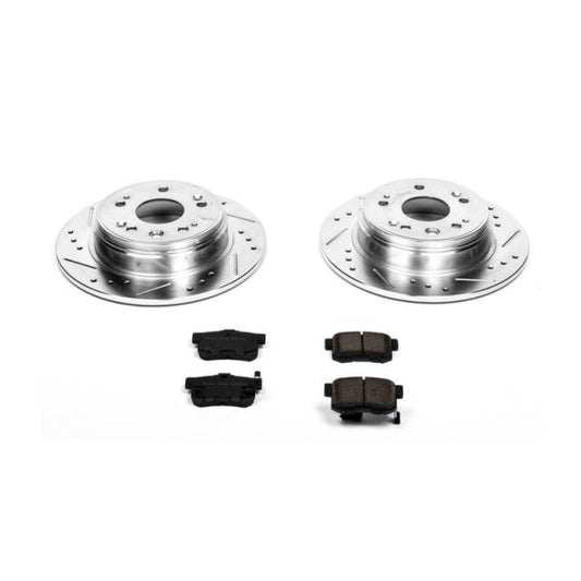 Power Stop Rear Z23 Evolution Sport Brake Kit Honda CR-V 2002-2004 | K6172