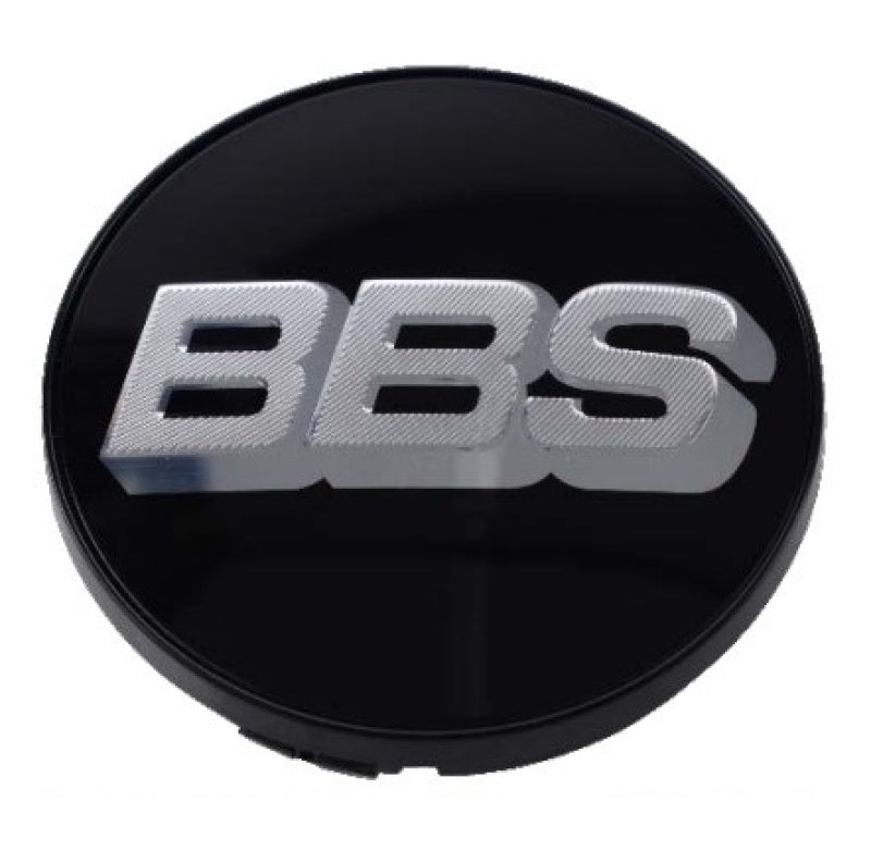 BBS Center Cap 70.6mm Black/Silver (4-tab) | 10.02.3603