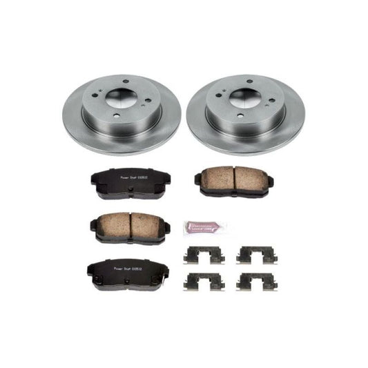 Power Stop Rear Autospecialty Brake Kit Infiniti G20 2001-2002 / Nissan Sentra 2001-2006 | KOE741