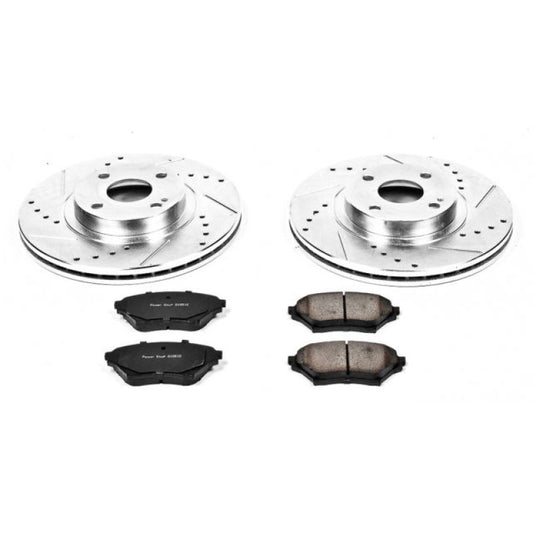 Power Stop Front Z23 Evolution Sport Brake Kit Mazda Miata 2001-2005 | K2353