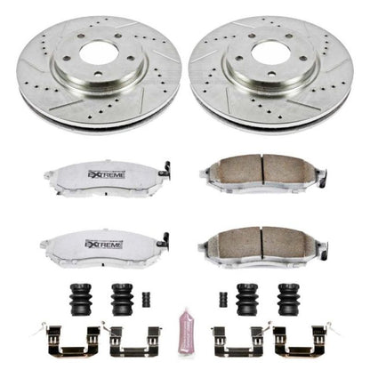 Power Stop Front Z26 Street Warrior Brake Kit Infiniti Q45 2002-2006 / M45 2003-2004 | K152-26