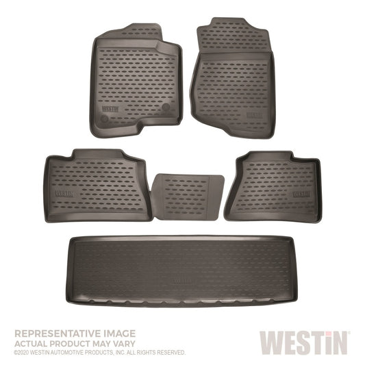 Westin Front Profile Liners 2nd and 3rd Row Set Black Honda Odyssey 2018-2020 | 74-15-51031