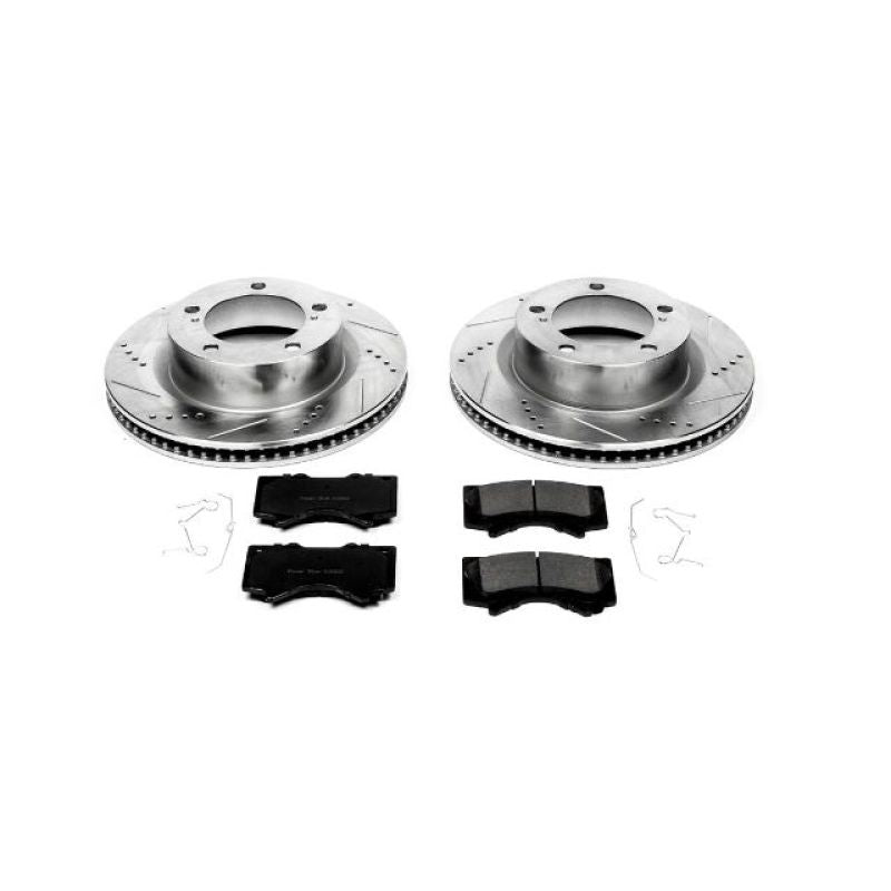 Power Stop Front Z23 Evolution Sport Brake Kit Lexus LX570 2008-2015 / Toyota Land Cruiser 2008-2015 | K4696