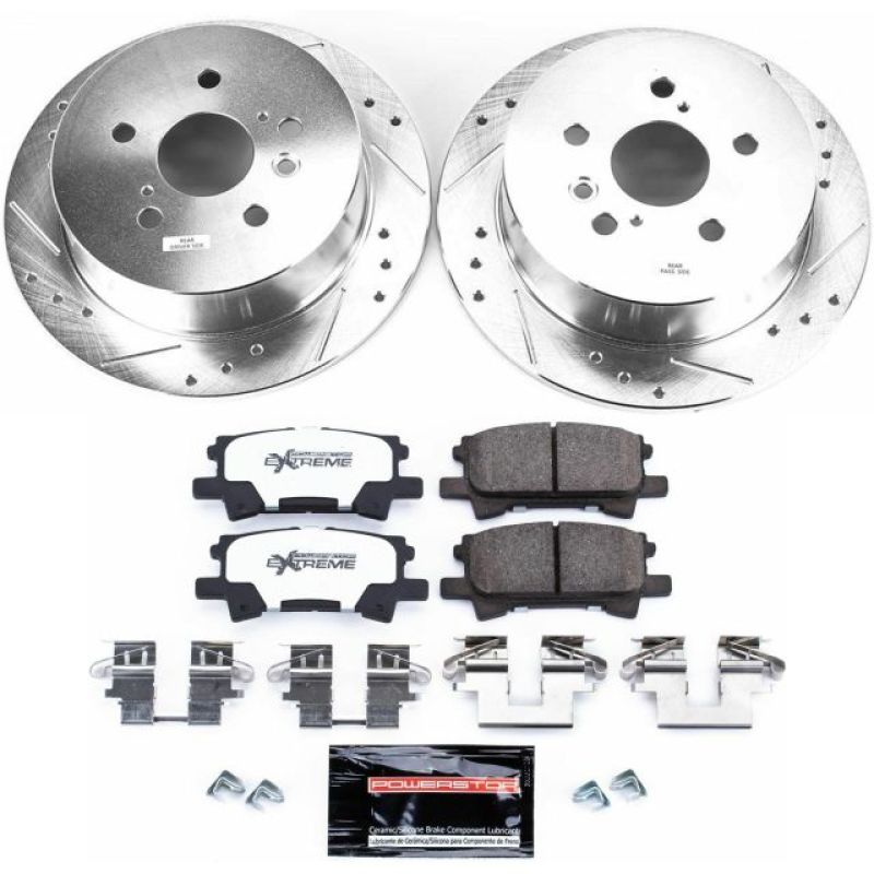 Power Stop Rear Z36 Truck & Tow Brake Kit Lexus RX330 2004-2006 / RX350 2007-2009 / RX400h 2006-2008 / Toyota Highlander 2004-2007 | K5333-36