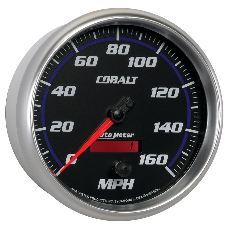 Autometer Cobalt 5in 160mph In-Dash Electronic Programmable Speedometer Universal | 6289