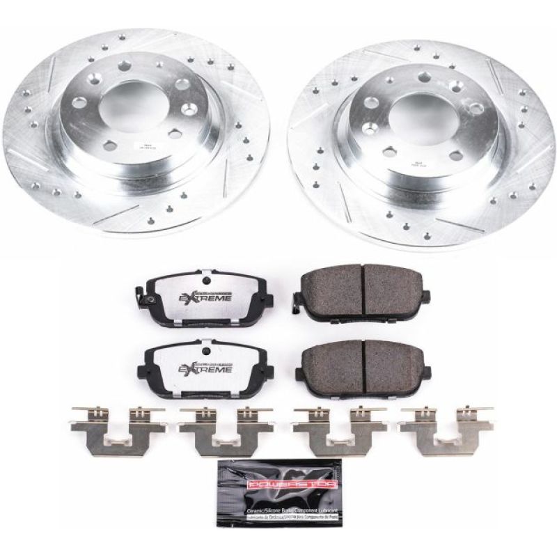 Power Stop Rear Z26 Street Warrior Brake Kit Mazda MX-5 Miata 2006-2015 | K2451-26