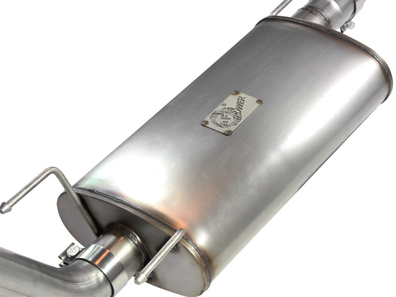 aFe MACH Force XP 3in Cat-Back Stainless Steel Exhaust w/Polished Tip Toyota Tacoma 4.0L 2013-2014 | 49-46022-P