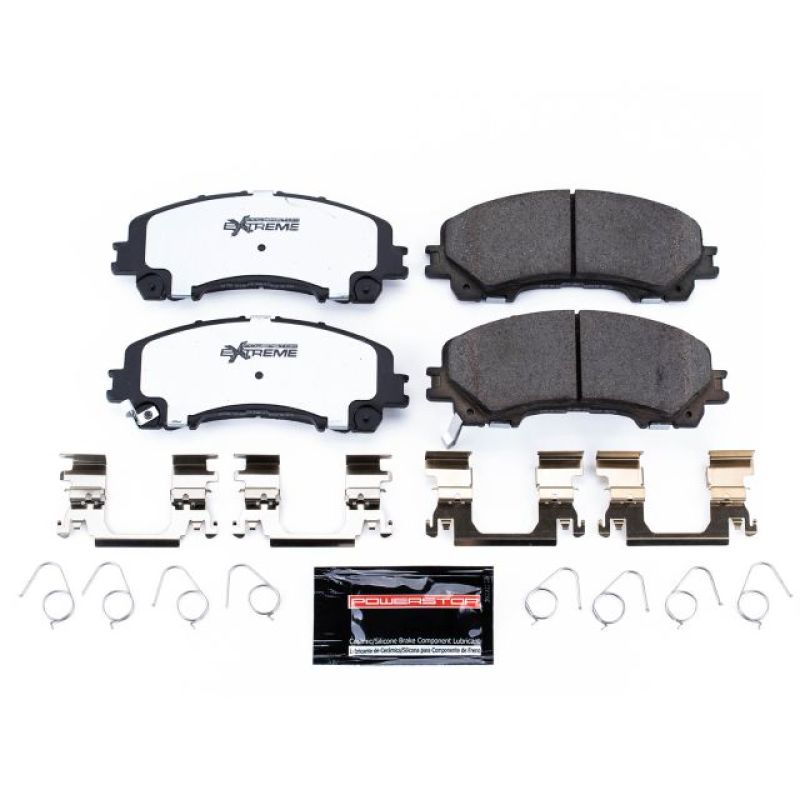 Power Stop Front Z26 Extreme Street Brake Pads w/ Hardware Infiniti Q50 2014-21 / Q60 2017-21 / QX50 2016-2020 / Nissan Rogue 2014-2019 | Z26-1736