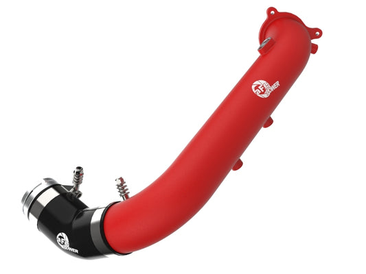 aFe BladeRunner Red 2-3/4in Aluminum Charge Pipe Toyota Supra GR 2021 | 46-20488-R