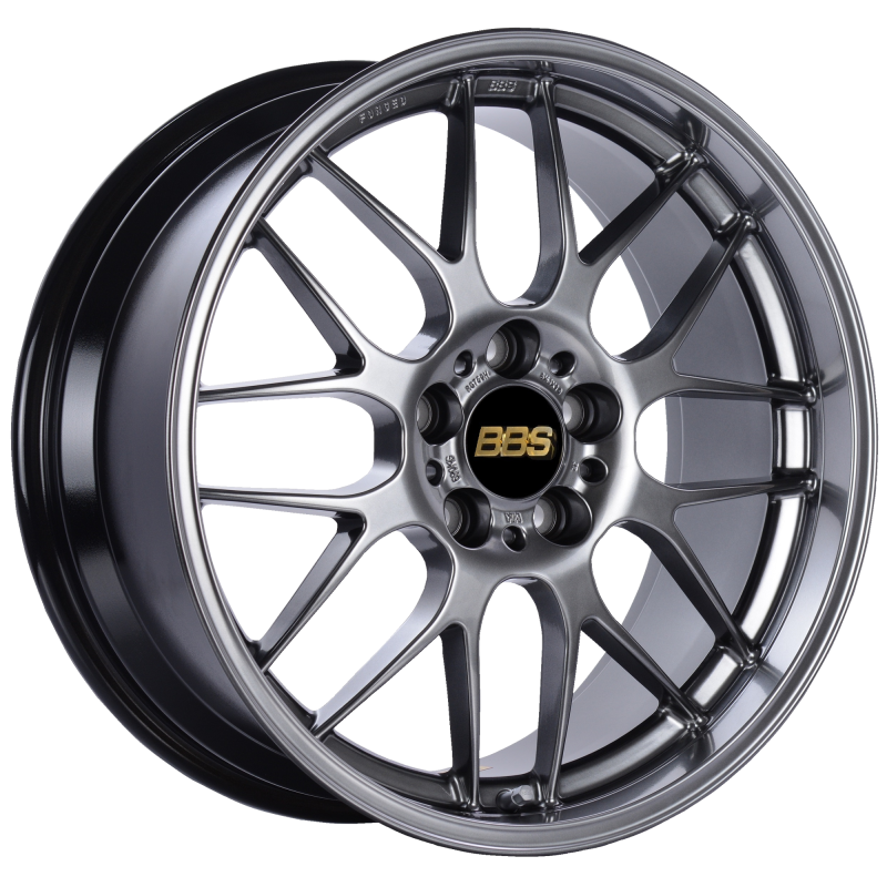 BBS RG-R 18x8.5 5x114.3 ET53 Diamond Black Wheel -82mm PFS/Clip Required