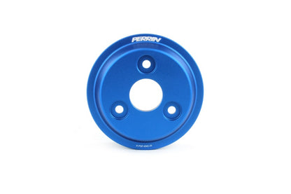 Perrin 22-24 WRX / 19-22 Forester / 20-22 Legacy / 21-22 Crosstrek Lightweight Water Pump Pulley Blue | PSP-ENG-112BL