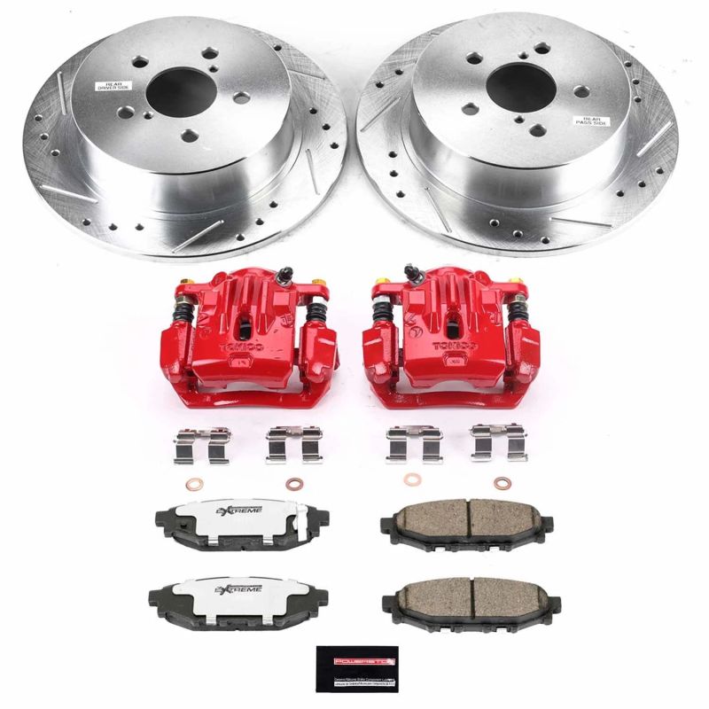 Power Stop 06-09 Subaru Legacy Z26 Street Kit w/ Calipers - Rear | KC4632A-26